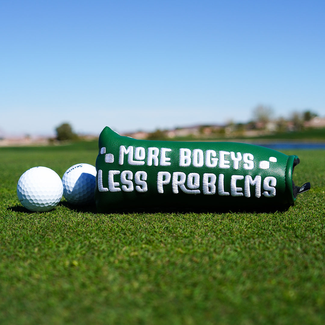 More Bogeys Less Problems Putter Cover