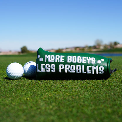 More Bogeys Less Problems Putter Cover